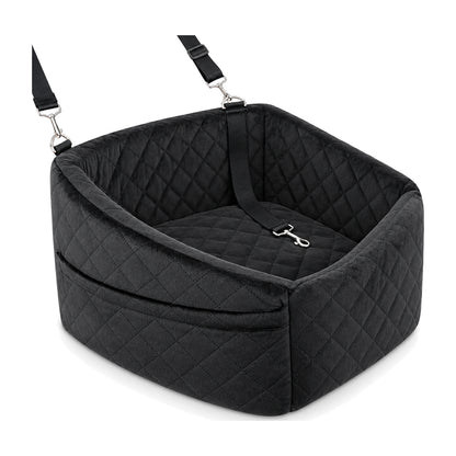 Plush Pet Car Seat and Travel Bed, 3 Colors, By GAVPEPY image 8 - DPcarseat1-Black-30X45X5CM.jpg