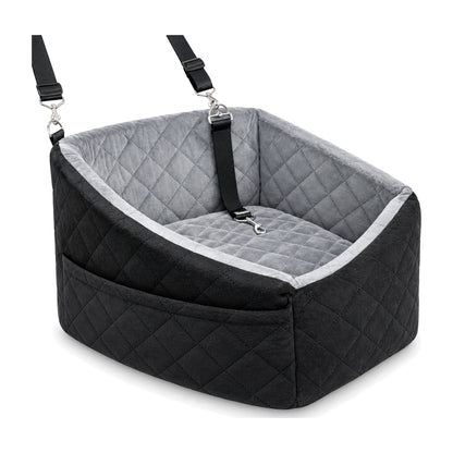 Plush Pet Car Seat and Travel Bed, 3 Colors, By GAVPEPY image 1 - DPcarseat1-Main.jpg