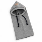 GAVPEPY Polyester Hooded Dog Ear and Neck Wrap, Black, Gray or Green in S, M and L, for covering ears and neck during supervised daily outings, cool-weather walks, travel and home routines, a long neck panel, open face and visible drawcords create
