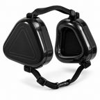 GAVPEPY Adjustable Hard-Shell Dog Ear Muffs, Black or Camouflage color options with an adjustable strap fit, for covering a dog’s ears during supervised exposure to noisy surroundings, grooming, travel and outdoor events