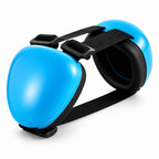GAVPEPY ABS-Shell Blue Dog Ear Muffs with Adjustable Straps, the single Blue L configuration shown in the variant image, for covering the ears during noisy dog-care and outdoor routines, grooming, travel and outdoor routines