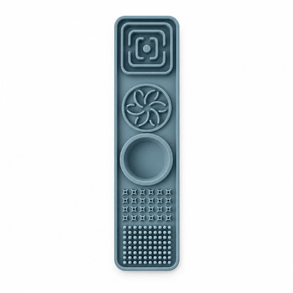 Suction Cup Silicone Pet Lick Mat & Slow Feeder, 2 Sizes, By GAVPEPY image 11 - DPlickmat1-NorwegianBlue-30X8X2-5.jpg