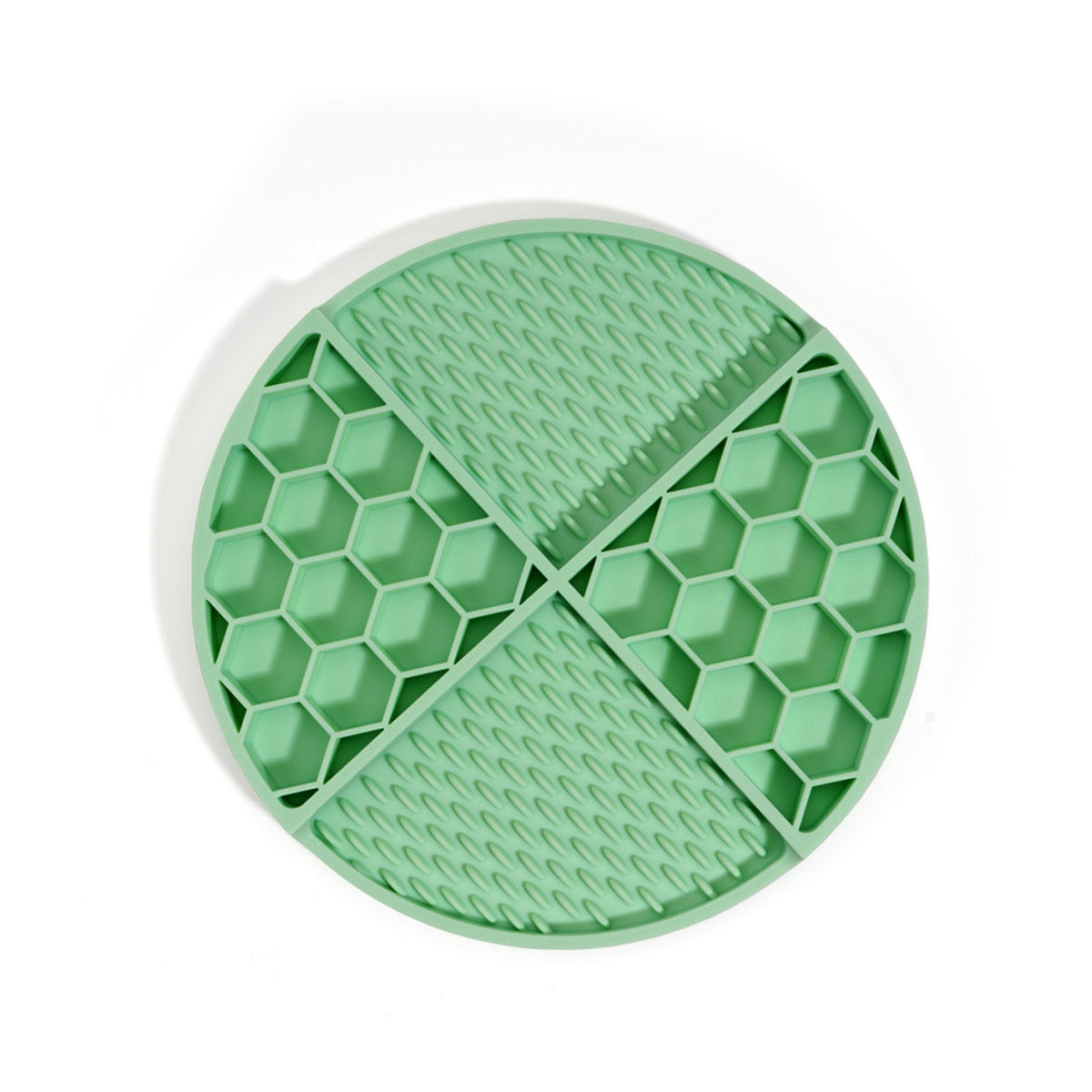 Honeycomb Silicone Pet Lick Mat, 7 Colors, By GAVPEPY image 5 - DPlickmat11-GrassGreen.jpg
