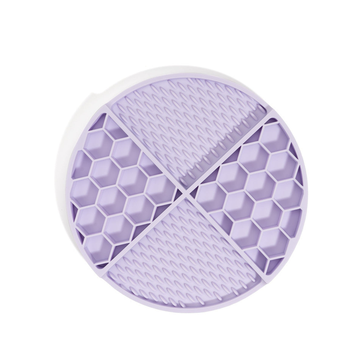 Honeycomb Silicone Pet Lick Mat, 7 Colors, By GAVPEPY image 3 - DPlickmat11-Purple.jpg