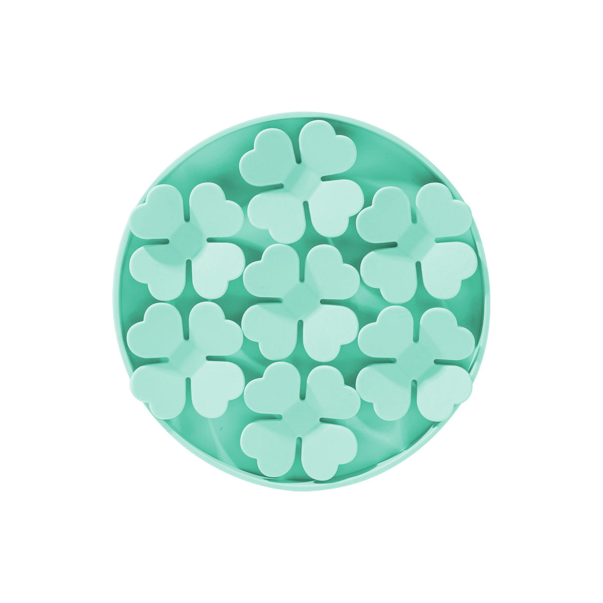 Petal Round Silicone Pet Lick Mat, 7 Colors, By GAVPEPY image 4 - DPlickmat16-EmeraldGreen.jpg