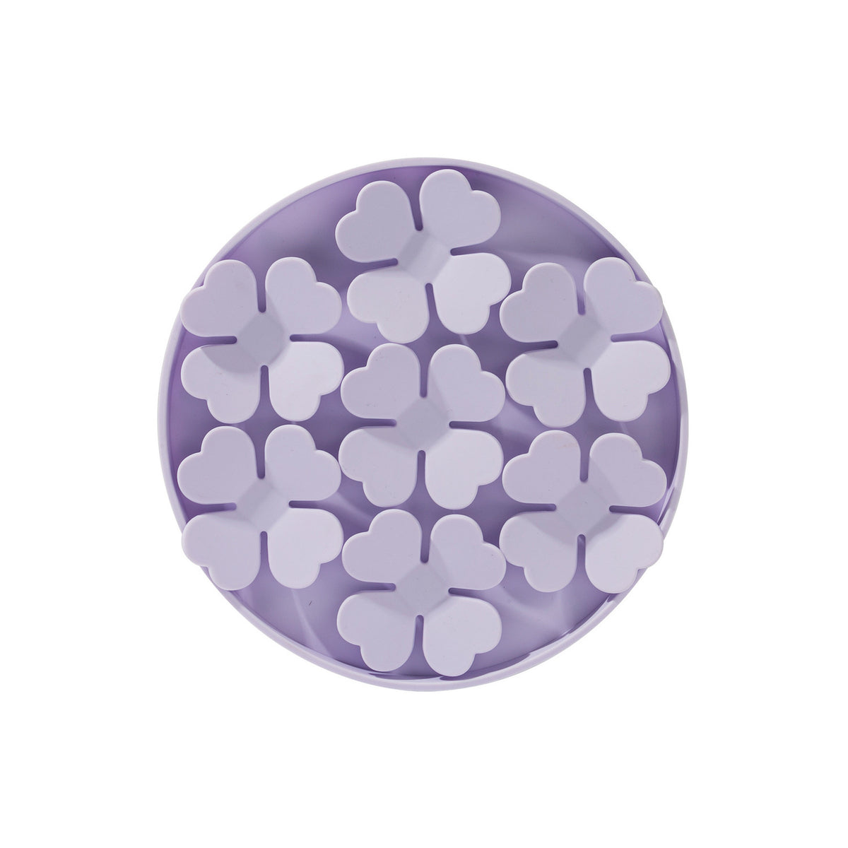 Petal Round Silicone Pet Lick Mat, 7 Colors, By GAVPEPY image 5 - DPlickmat16-Purple.jpg