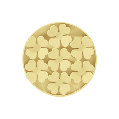 Petal Round Silicone Pet Lick Mat, 7 Colors, By GAVPEPY image 7 - DPlickmat16-Yellow.jpg