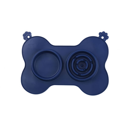 Suction Cup Silicone Pet Lick Mat, 3 Colors, By GAVPEPY image 1 - DPlickmat18-NavyBlue.jpg