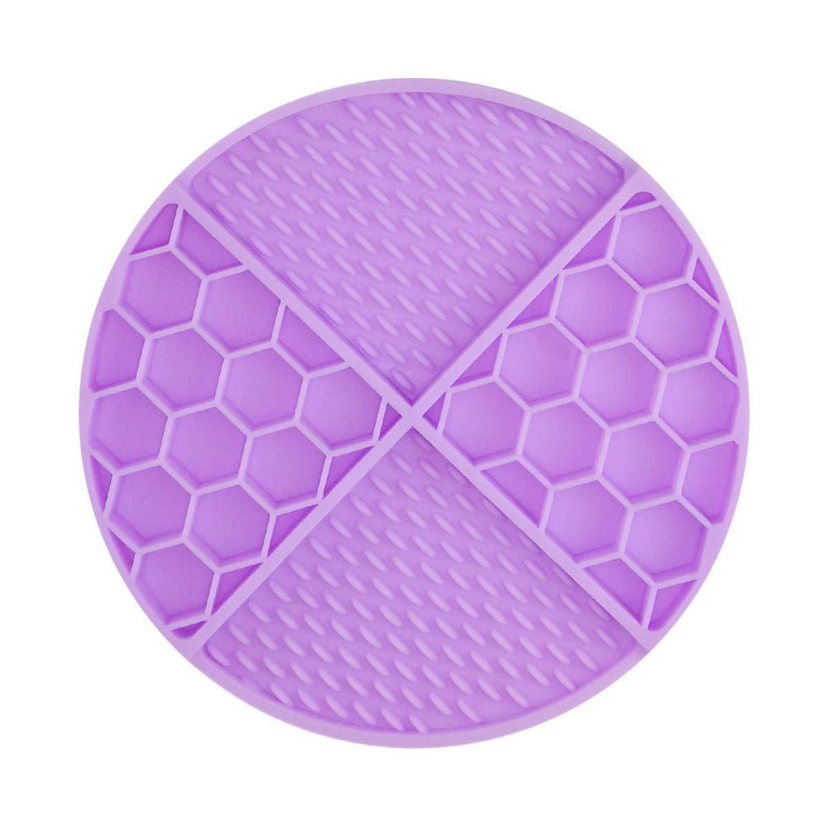 Honeycomb Silicone Pet Lick Mat, 14 Options, By GAVPEPY image 1 - DPlickmat21-Lavender.jpg