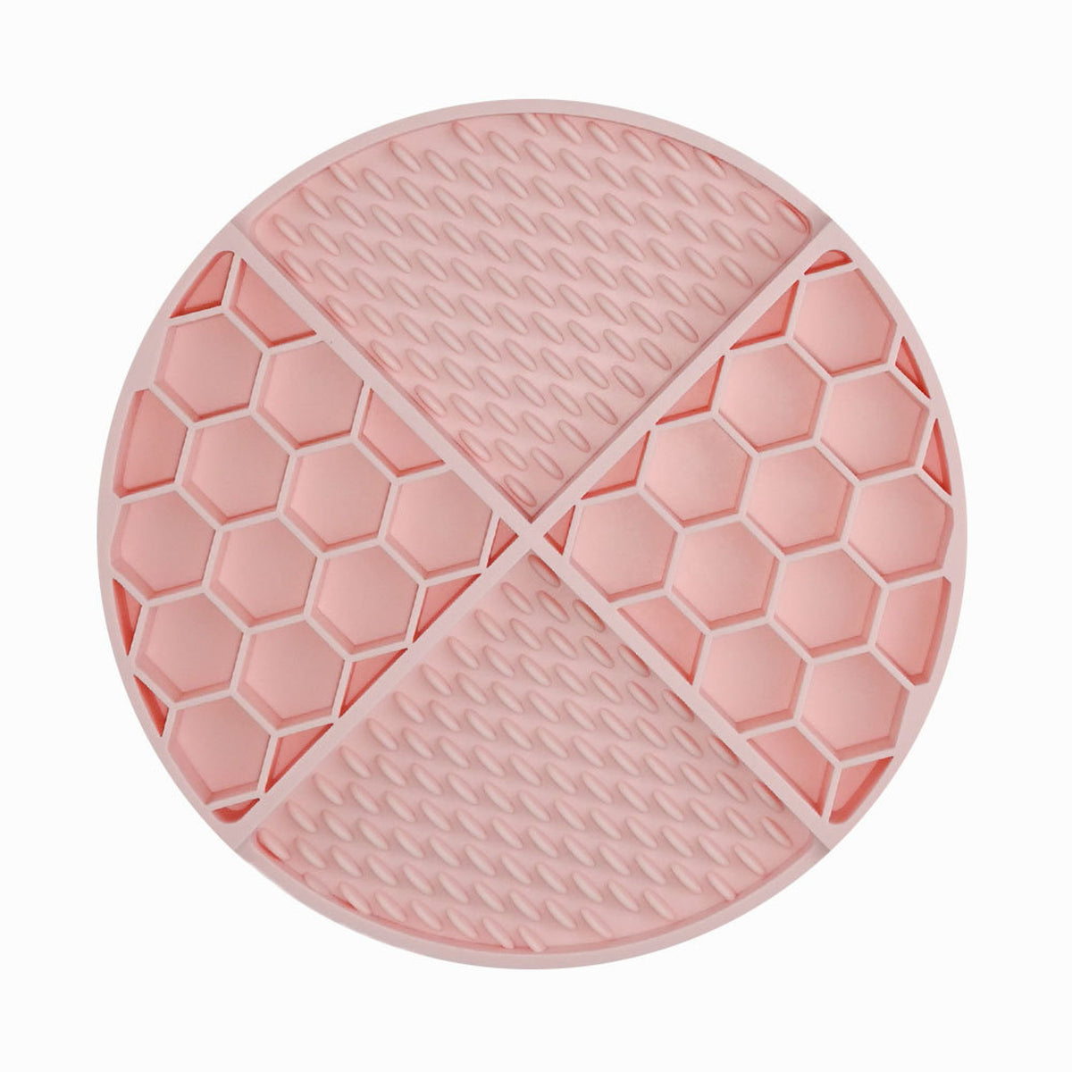 Honeycomb Silicone Pet Lick Mat, 14 Options, By GAVPEPY image 9 - DPlickmat21-PeachPink.jpg