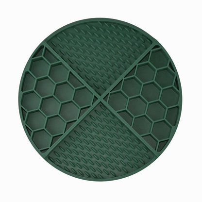 Honeycomb Silicone Pet Lick Mat, 14 Options, By GAVPEPY image 10 - DPlickmat21-PineGreen.jpg