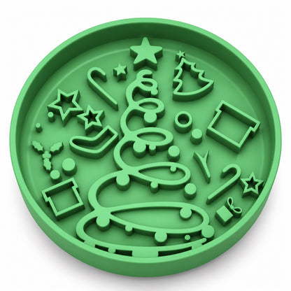 19 cm Silicone Slow Feeder Lick Mat, 5 Colors, By GAVPEPY image 4 - DPlickmat22-Green-19X19X3CM.jpg