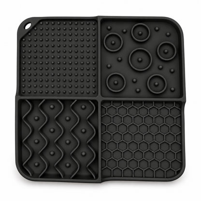 Multifunction Silicone Pet Lick Mat, 7 Colors, By GAVPEPY image 4 - DPlickmat25-Black-208X208X23.jpg