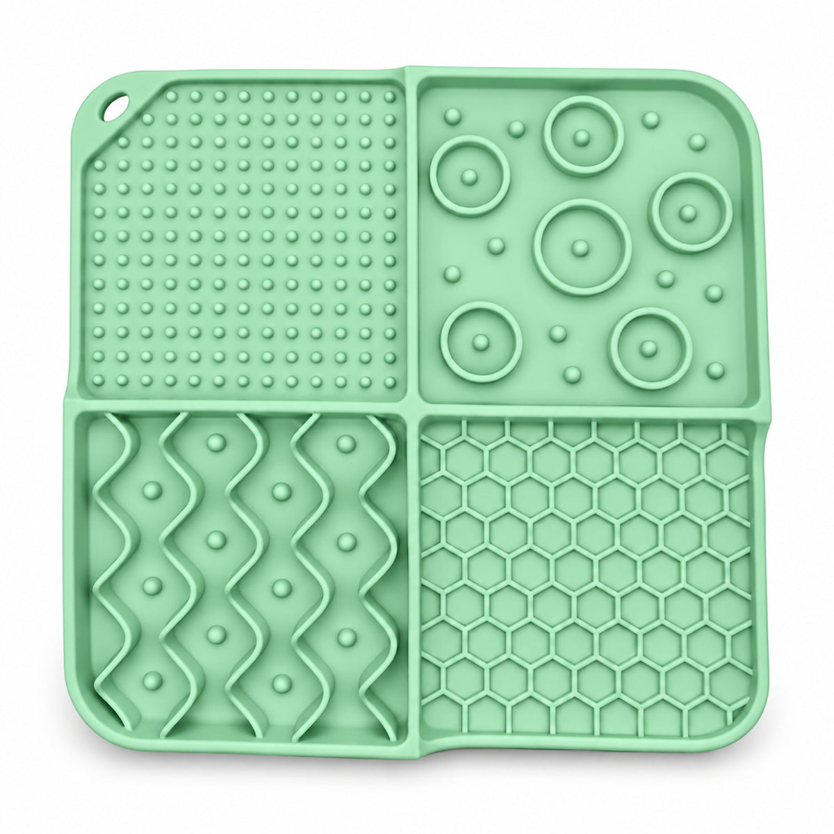 Multifunction Silicone Pet Lick Mat, 7 Colors, By GAVPEPY image 6 - DPlickmat25-MintGreen-208X208X23.jpg