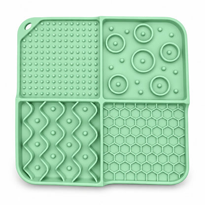 Multifunction Silicone Pet Lick Mat, 7 Colors, By GAVPEPY image 6 - DPlickmat25-MintGreen-208X208X23.jpg