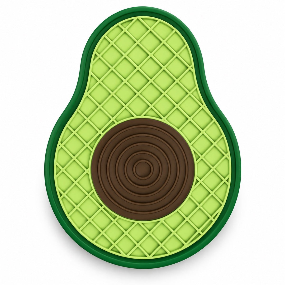 Avocado-Shaped Silicone Pet Lick Mat, By GAVPEPY image 1 - DPlickmat28-Avocado.jpg
