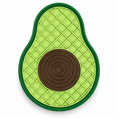 Avocado-Shaped Silicone Pet Lick Mat, By GAVPEPY image 1 - DPlickmat28-Avocado.jpg