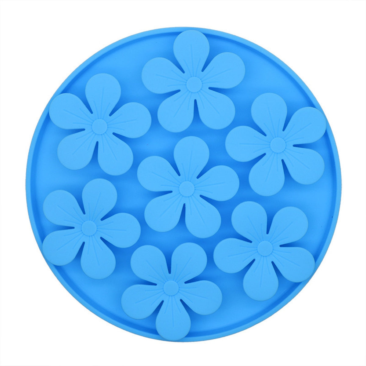 Suction Cup Silicone Pet Lick Mat, 6 Colors, By GAVPEPY image 3 - DPlickmat6-Blue.jpg