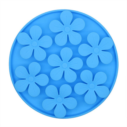 Suction Cup Silicone Pet Lick Mat, 6 Colors, By GAVPEPY image 3 - DPlickmat6-Blue.jpg