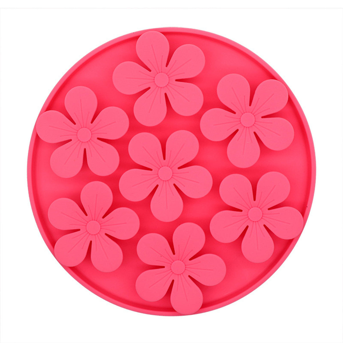 Suction Cup Silicone Pet Lick Mat, 6 Colors, By GAVPEPY image 6 - DPlickmat6-RoseRed.jpg