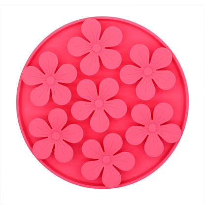 Suction Cup Silicone Pet Lick Mat, 6 Colors, By GAVPEPY image 6 - DPlickmat6-RoseRed.jpg