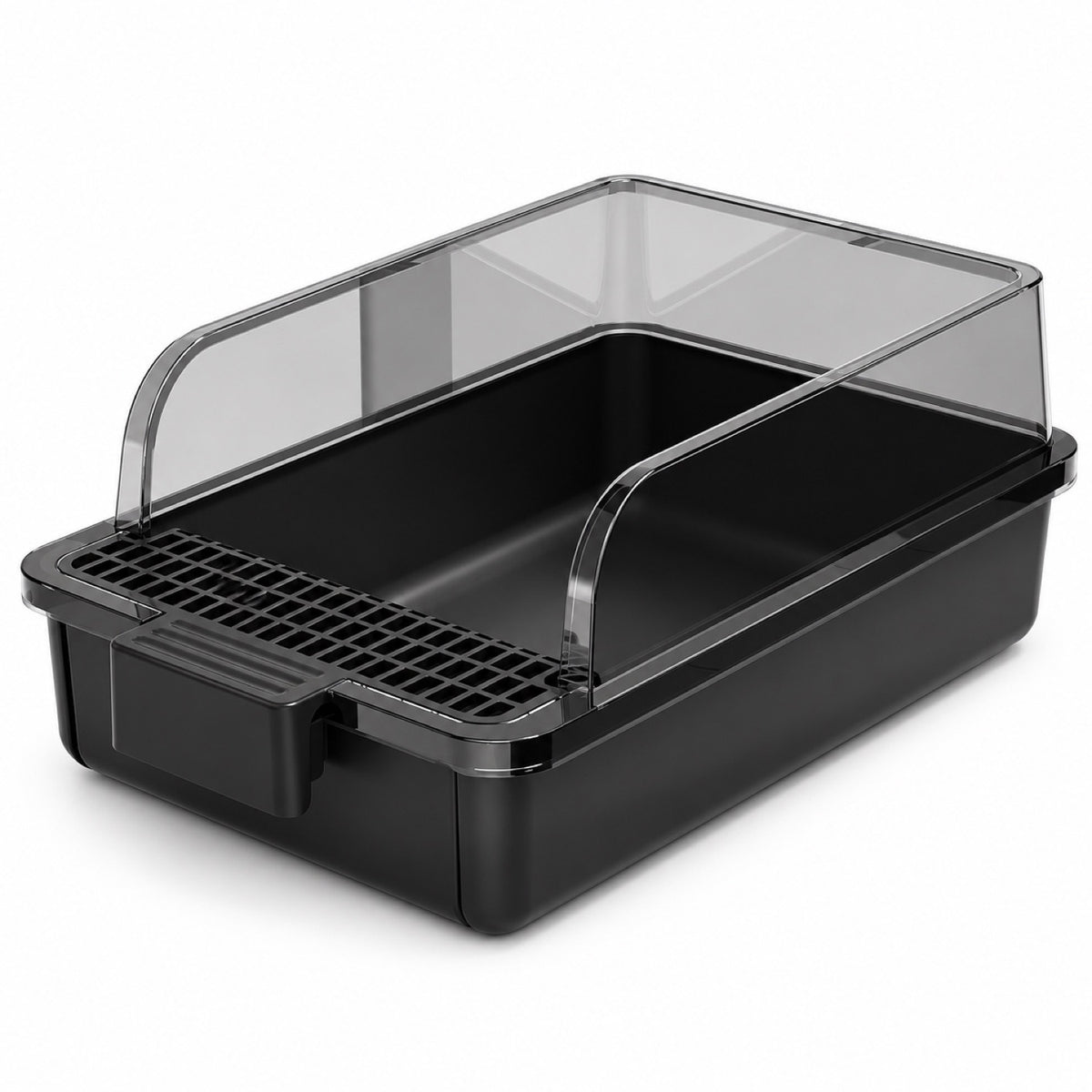 GAVPEPY High-Sided Cat Litter Box, 3 Options image 8 - DPlitterbox1-Black.jpg