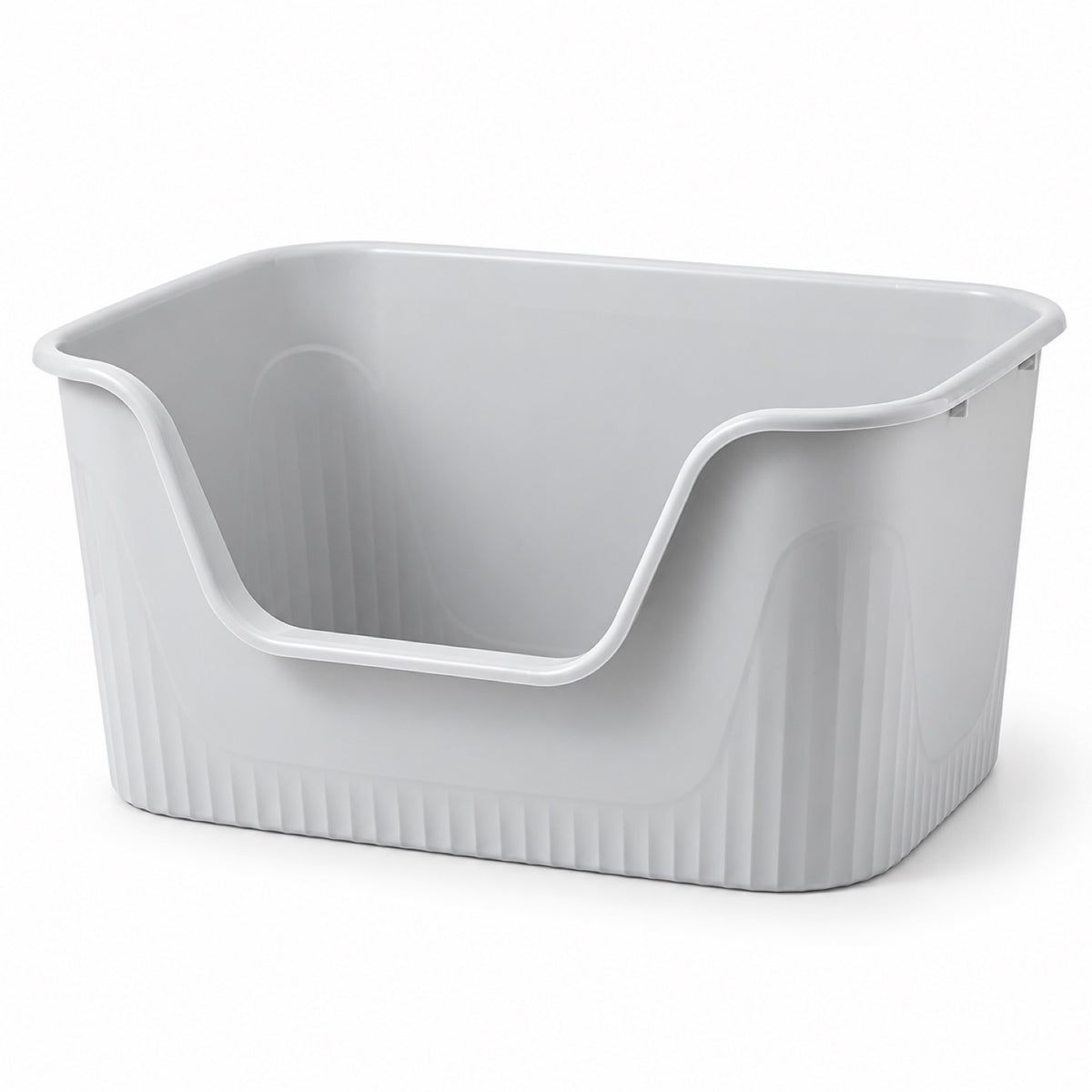 GAVPEPY Extra Large High-Sided Cat Litter Box, 3 Options image 9 - DPlitterbox15-Gray-64-2X45-3X33-3CM.jpg