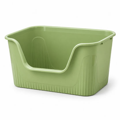 GAVPEPY Extra Large High-Sided Cat Litter Box, 3 Options image 10 - DPlitterbox15-Green-64-2X45-3X33-3CM.jpg
