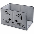 GAVPEPY Foldable High-Sided Cat Litter Box for Indoor Cat Litter Management and Daily Cleaning, Size 61 x 43 x 41cm, for Homes, Apartments, Bathrooms and Dedicated Litter Areas, Foldable Design Supports Compact Storage