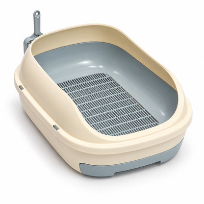GAVPEPY Drawer Double-Layer Cat Litter Box, 10 Options image 16 - DPlitterbox26-Blue-Gray-63X45X21-5CM.jpg