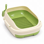 GAVPEPY PP Plastic Drawer Double-Layer Cat Litter Box for Indoor Cat Litter Management and Daily Cleaning, Sizes 51 x 40.5 x 20.5 cm and 63 x 45 x 21.5 cm, 5 Color Options, for Homes, Apartments, Bathrooms and Dedicated Litter Areas