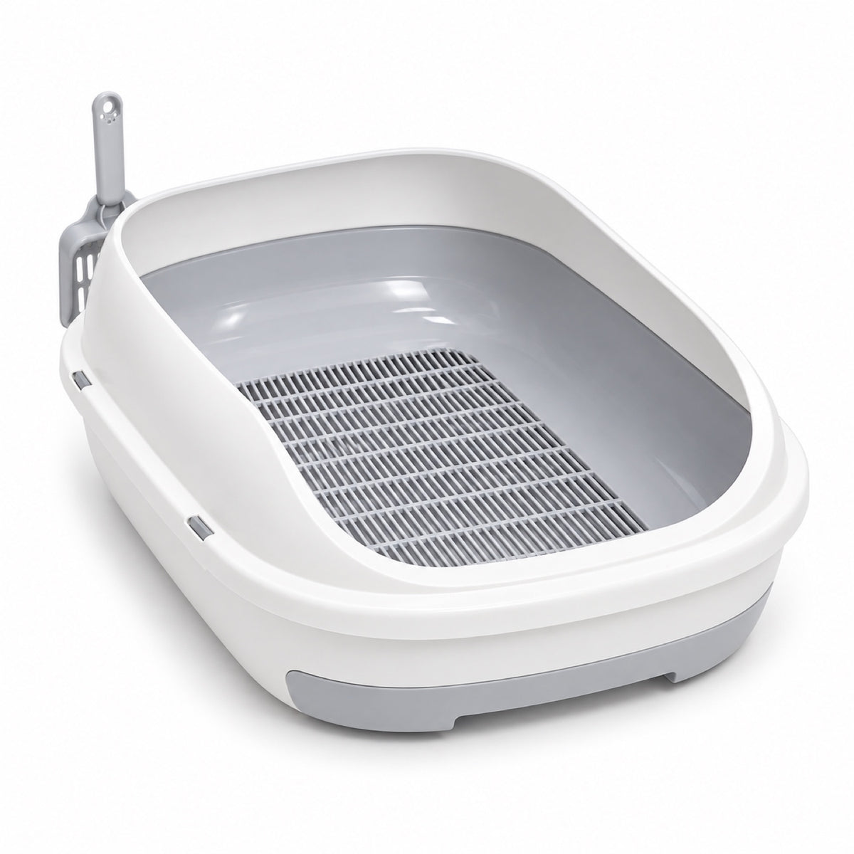 GAVPEPY Drawer Double-Layer Cat Litter Box, 10 Options image 11 - DPlitterbox26-White-Gray-63X45X21-5CM.jpg