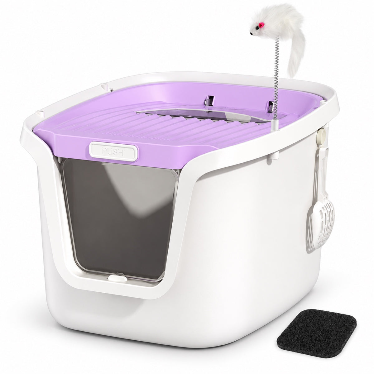 GAVPEPY Enclosed Cat Litter Box, 19 Options image 8 - DPlitterbox30-2XLARGE.jpg