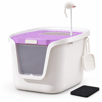 GAVPEPY Enclosed Cat Litter Box, 19 Options image 24 - DPlitterbox30-LARGE.jpg