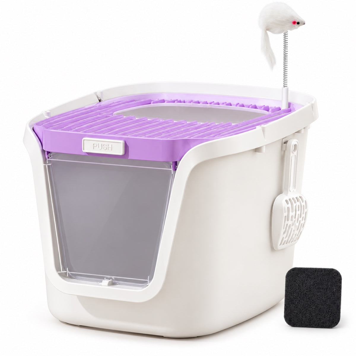 GAVPEPY Enclosed Cat Litter Box, 19 Options image 10 - DPlitterbox30-MEDIUM.jpg