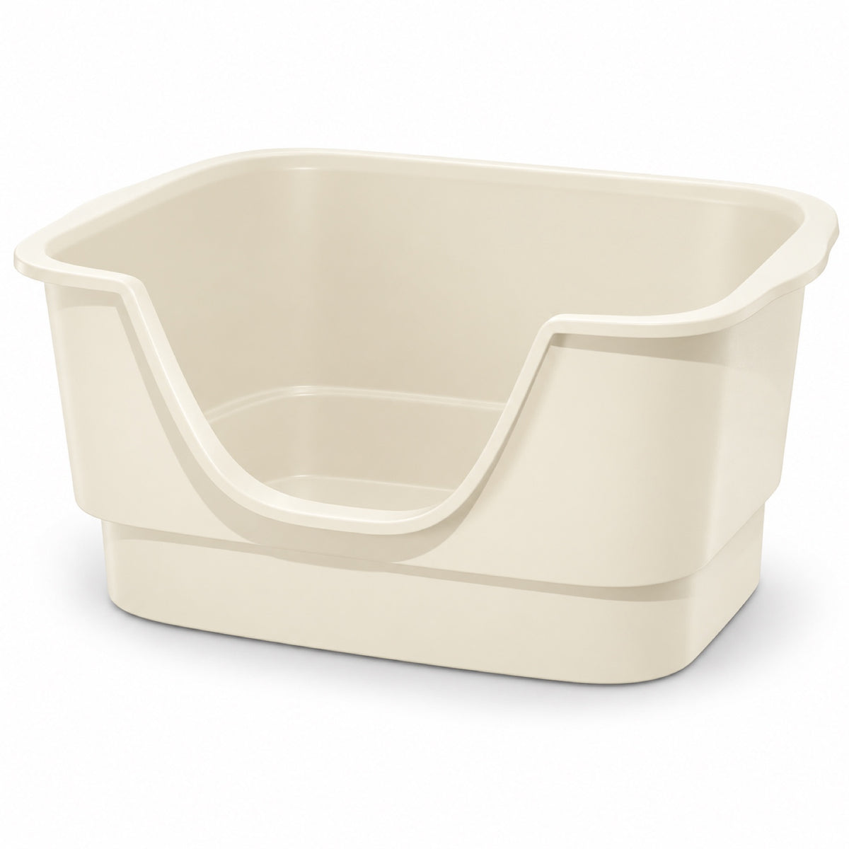 GAVPEPY Extra Large High-Sided Cat Litter Box, 3 Options image 9 - DPlitterbox31-Ivory.jpg