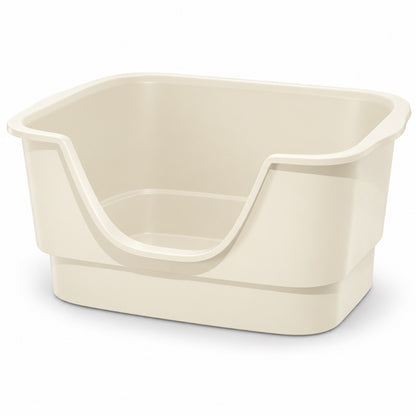 GAVPEPY Extra Large High-Sided Cat Litter Box, 3 Options image 9 - DPlitterbox31-Ivory.jpg