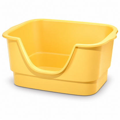 GAVPEPY Extra Large High-Sided Cat Litter Box, 3 Options image 8 - DPlitterbox31-Yellow.jpg