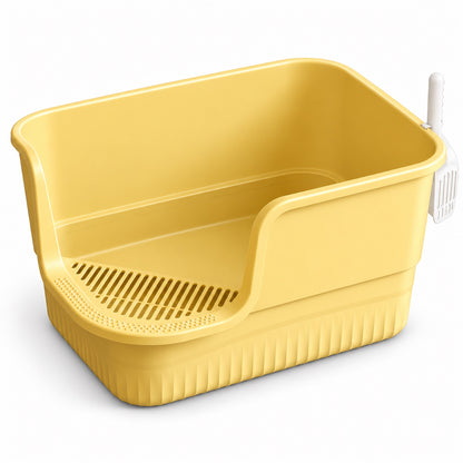 GAVPEPY Extra Large High-Sided Cat Litter Box, 10 Options image 10 - DPlitterbox32-Yellow.jpg
