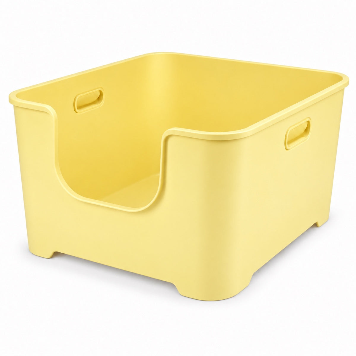 GAVPEPY Extra Large Open Cat Litter Box, 5 Options image 12 - DPlitterbox9-Yellow-LARGE.jpg