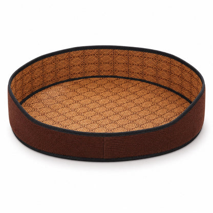 Woven Cooling Pet Bed, 4 Colors & 3 Sizes, By GAVPEPY image 8 - DPmat12-Coffee-40X13CM.jpg