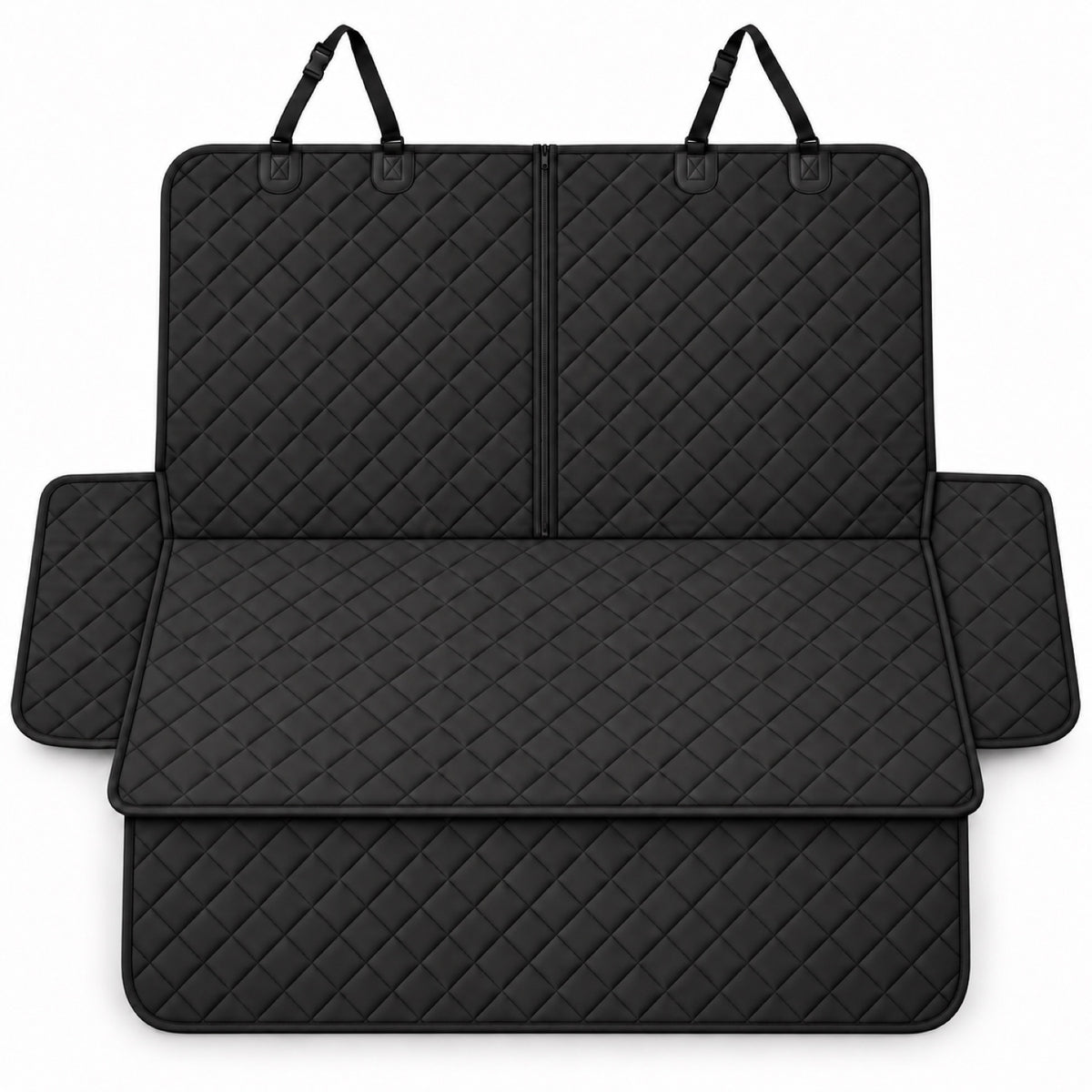 Zippered Rear Seat Pet Protector, 2 Styles, By GAVPEPY image 8 - DPmat16-Black-Zipper-AntiSlipMesh-137X120CM.jpg