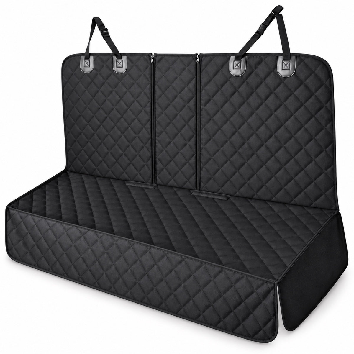 Split-Armrest Rear Seat Pet Protector, By GAVPEPY image 8 - DPmat19-Black-125X137CM.jpg