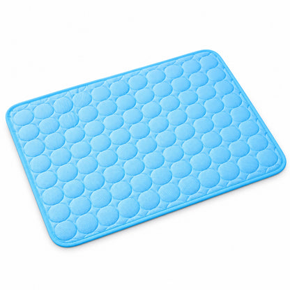 Ice Silk Cooling Pet Mat, 4 Colors & 7 Sizes, By GAVPEPY image 8 - DPmat2-Blue-IceSilk-2XL-110X75CM.jpg