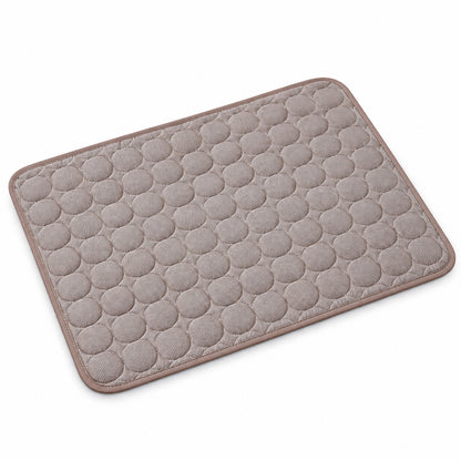 Ice Silk Cooling Pet Mat, 4 Colors & 7 Sizes, By GAVPEPY image 9 - DPmat2-Brown-IceSilk-2XL-110X75CM.jpg