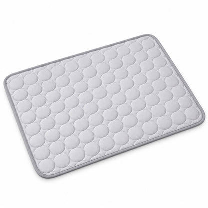 Ice Silk Cooling Pet Mat, 4 Colors & 7 Sizes, By GAVPEPY image 10 - DPmat2-Gray-IceSilk-2XL-110X75CM.jpg