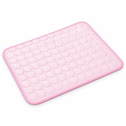 Ice Silk Cooling Pet Mat, 4 Colors & 7 Sizes, By GAVPEPY image 11 - DPmat2-Pink-IceSilk-2XL-110X75CM.jpg