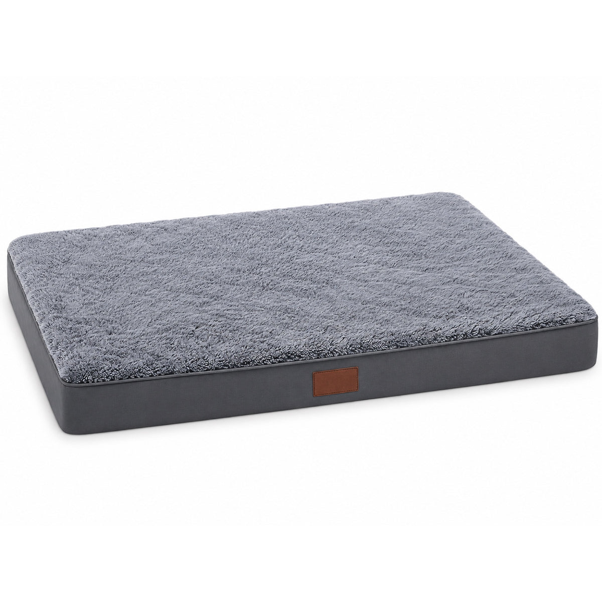 Egg-Crate Foam Pet Bed, 2 Label Styles & 7 Sizes, By GAVPEPY image 16 - DPmat22-Gray-91X68X7CM-Var2.jpg