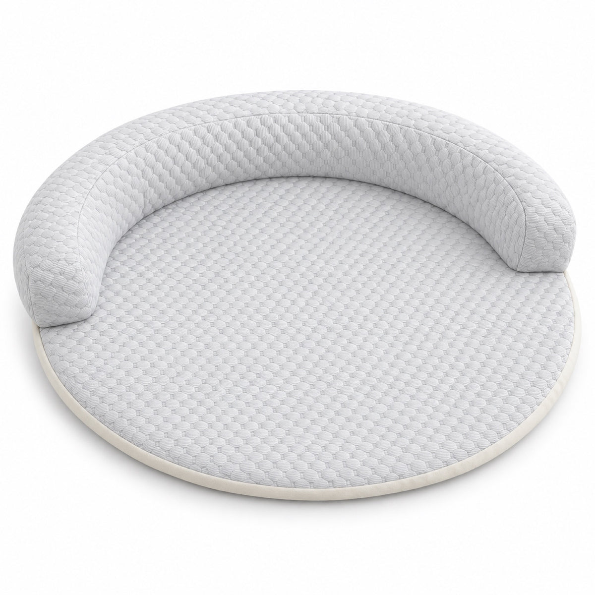 Round Cooling Pet Bed, 5 Colors & 5 Sizes, By GAVPEPY image 9 - DPmat28-Gray-Round-OneSize-Var2.jpg