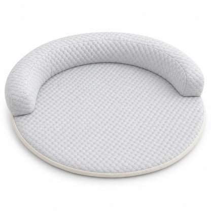 Round Cooling Pet Bed, 5 Colors & 5 Sizes, By GAVPEPY image 9 - DPmat28-Gray-Round-OneSize-Var2.jpg